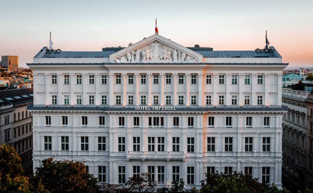 Exterior of the Hotel Imperial