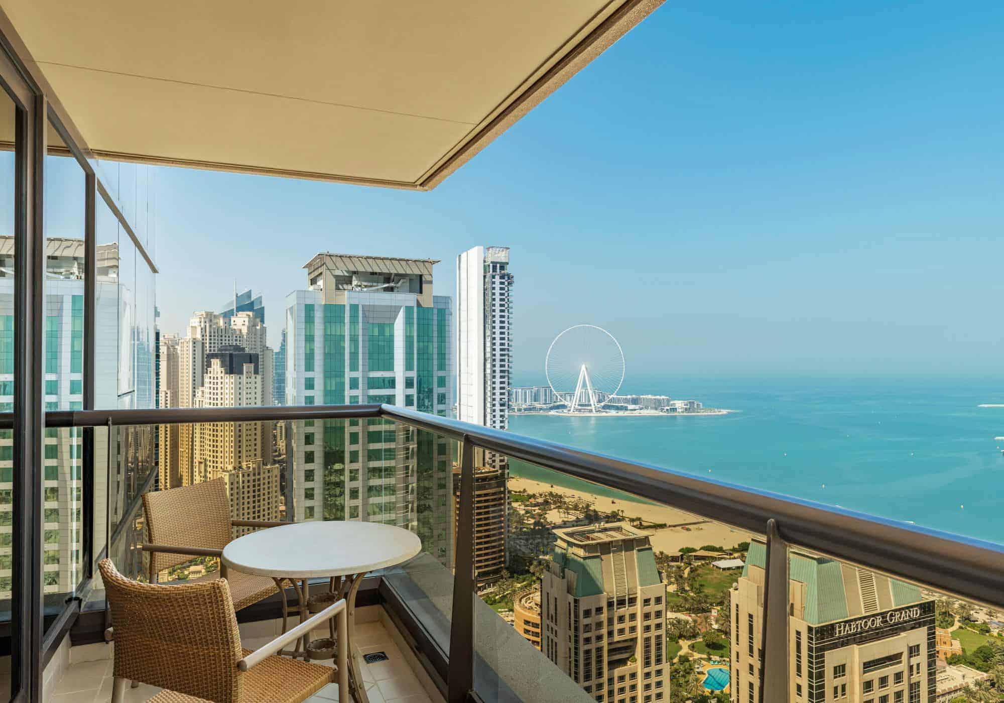 Balcony with ocean view
