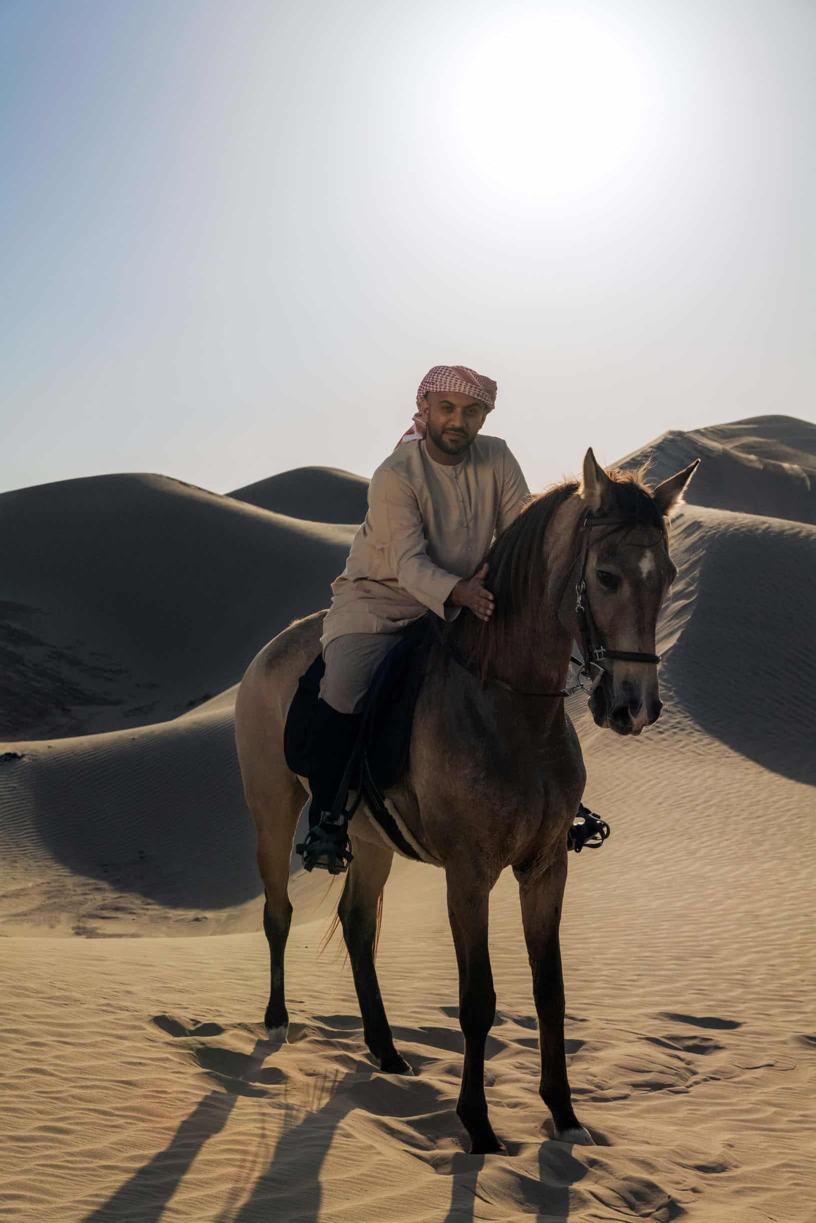 man on horse