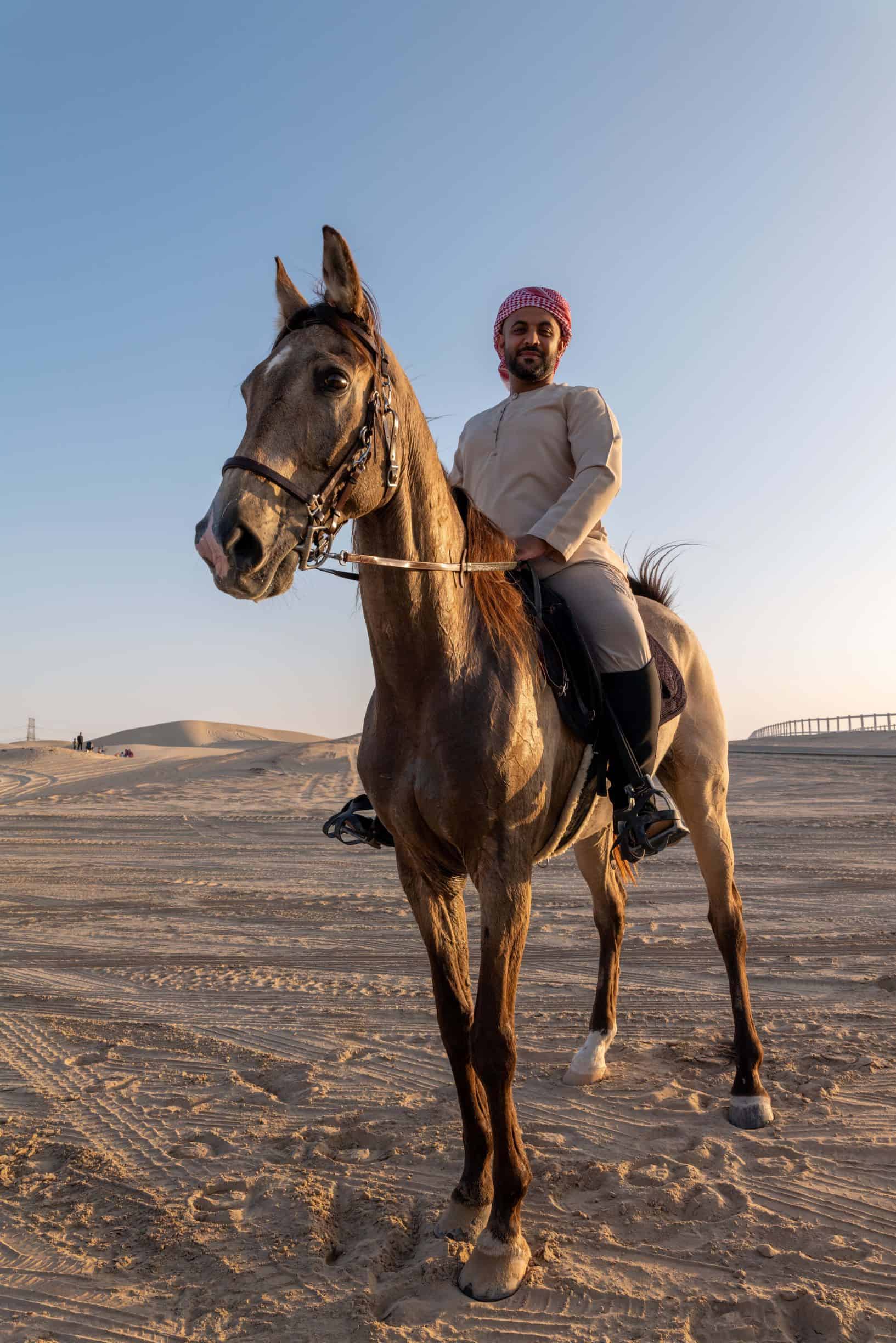 man on horse